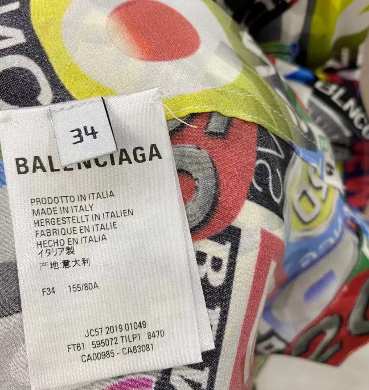 Balenciaga Balenciaga silk shirt2412-Nextarrow Size US S / EU 44-46 / 1 - 4 Thumbnail