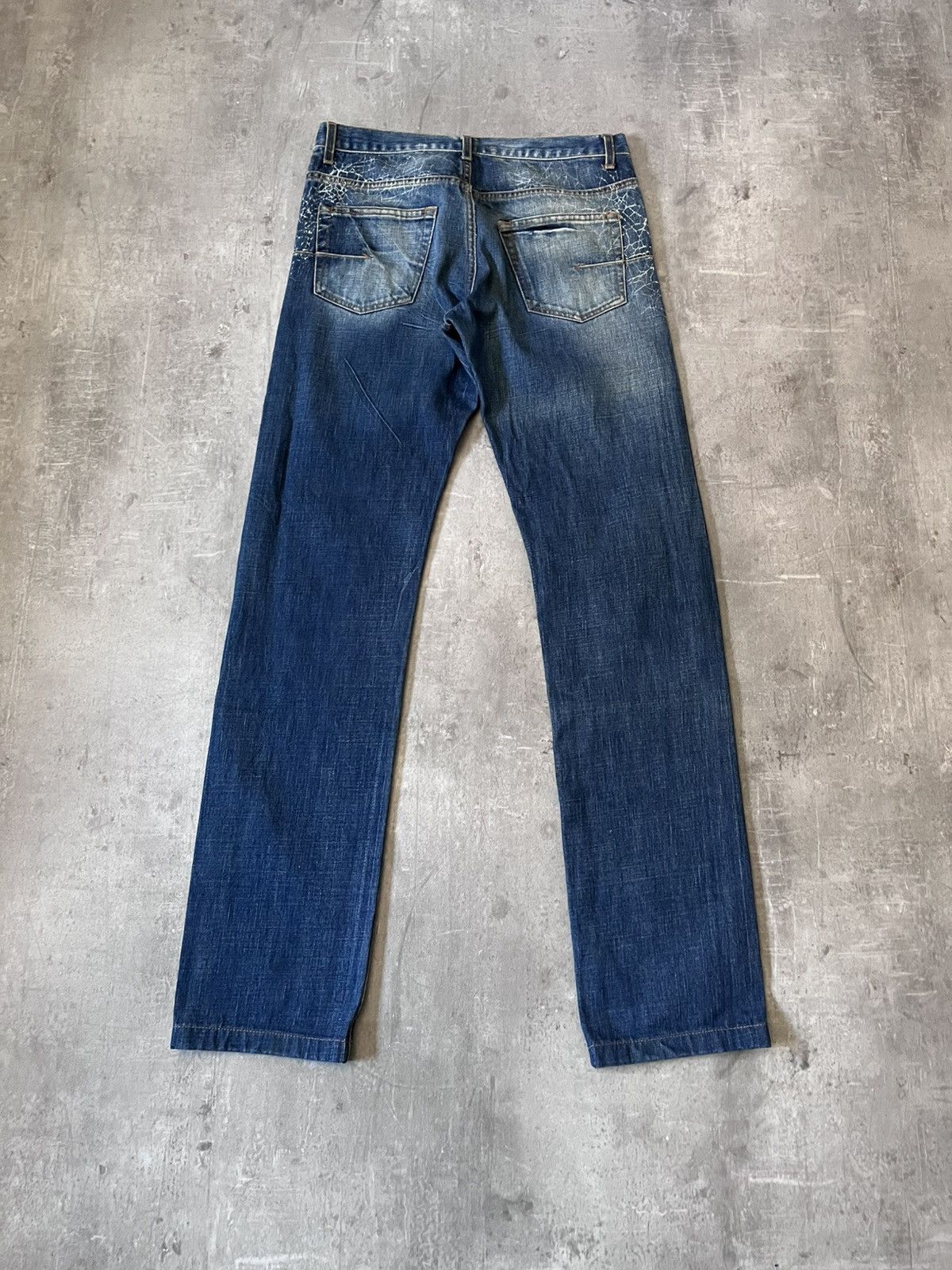 Dior Dior Homme S/S 07 Spider Web Clawmark Jeans by Hedi Slimane Size US 30 / EU 46 - 6 Thumbnail