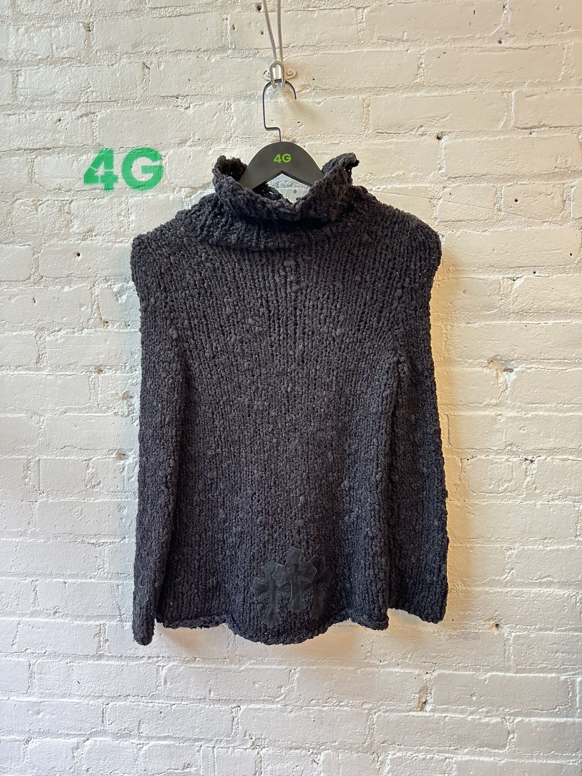 Chrome Hearts CHROME HEARTS PATCHED TURTLE NECK Size US M / EU 48-50 / 2 - 3 Thumbnail
