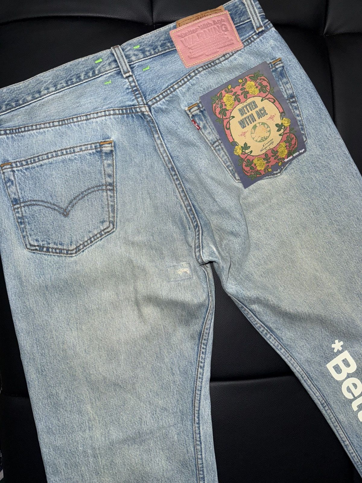 Better With Age Better with age logo jeans Size US 36 / EU 52 - 7 Thumbnail
