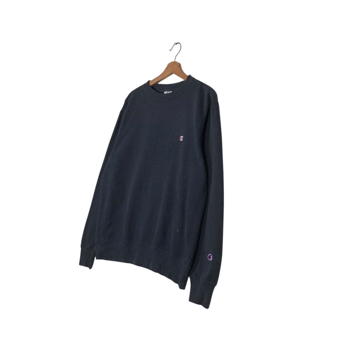 Japanese Brand × Vintage 📌Vintage Sweatshirt Crewneck Champion Rich Black Size US L / EU 52-54 / 3 - 3 Thumbnail