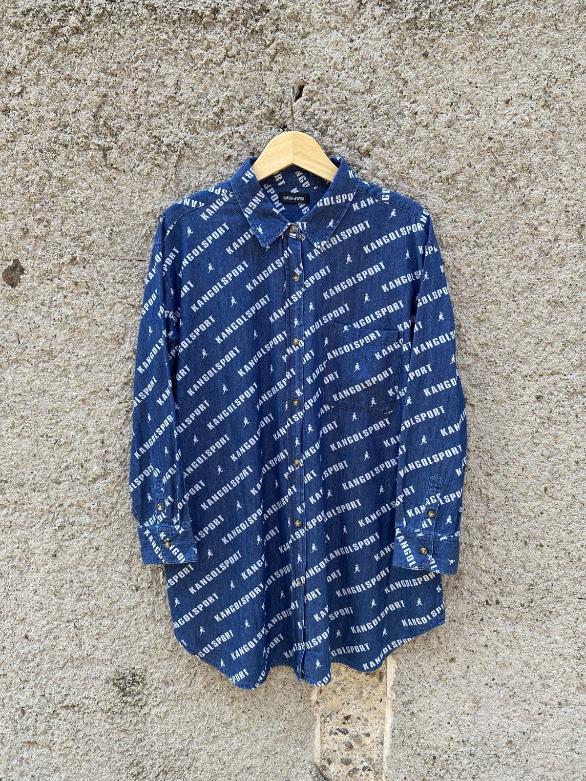Kangol Rare Kangol Over Print Button Shirt Size US L / EU 52-54 / 3 - 1 Thumbnail