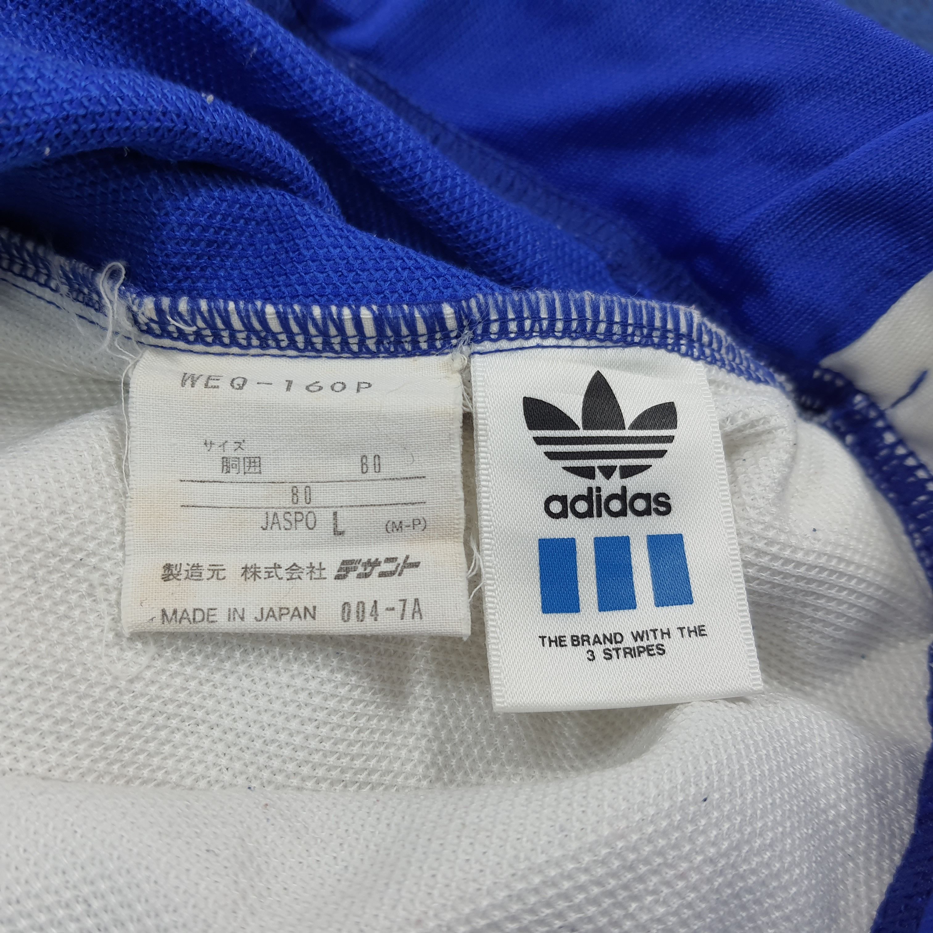 Adidas Vintage 90s Adidas Japan Blue Tracksuit Pants C297N14 Size US 32 / EU 48 - 5 Thumbnail