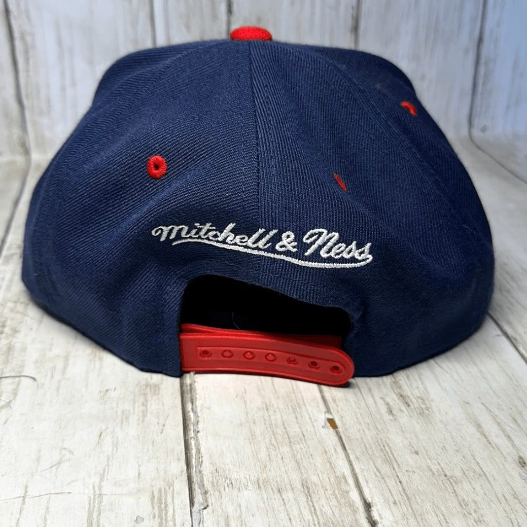 Mitchell & Ness Mitchell & Ness Washington DC Wizards Snapback Hat Camouflage Flat Brim Camo Multicolor One Size Unisex Adults Size ONE SIZE - 3 Thumbnail