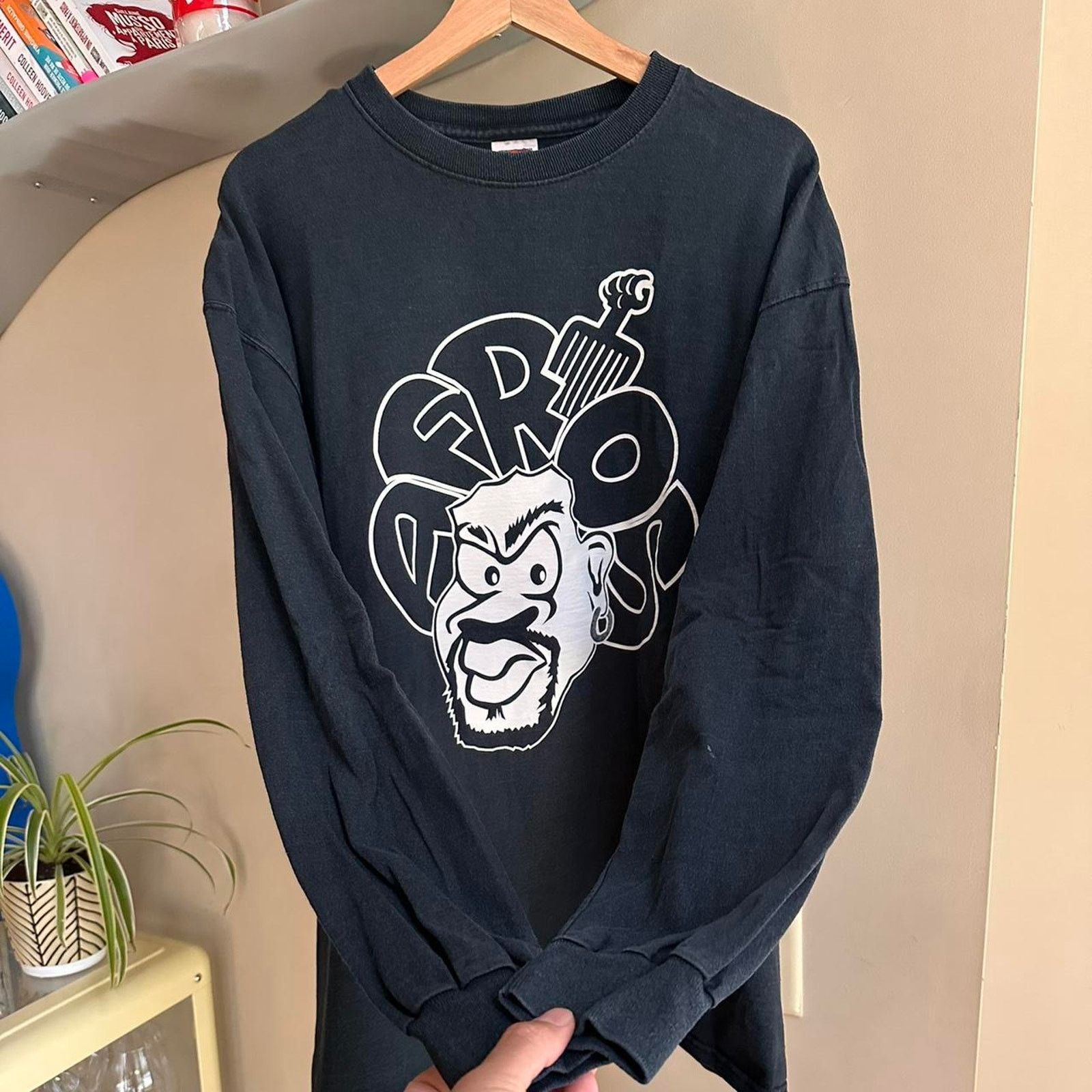 Fruit Of The Loom × Rap Tees × Vintage Vintage Afros Rap Long Sleeve Shirt Size US XXL / EU 58 / 5 - 7 Thumbnail