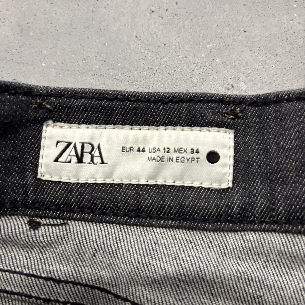 Japanese Brand × Vintage Crazy Y2K Black Dark Wash Grunge Essential Denim Jeans! Size US 33 - 8 Thumbnail