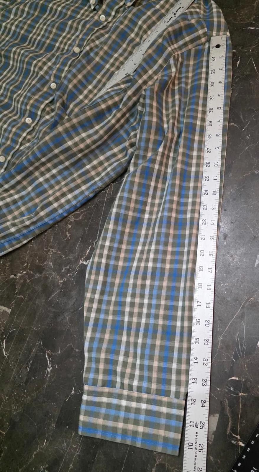Saddlebred Saddlebred Men's Plaid Button Down Long Sleeve Shirt 3XLT Size US XXL / EU 58 / 5 - 10 Thumbnail