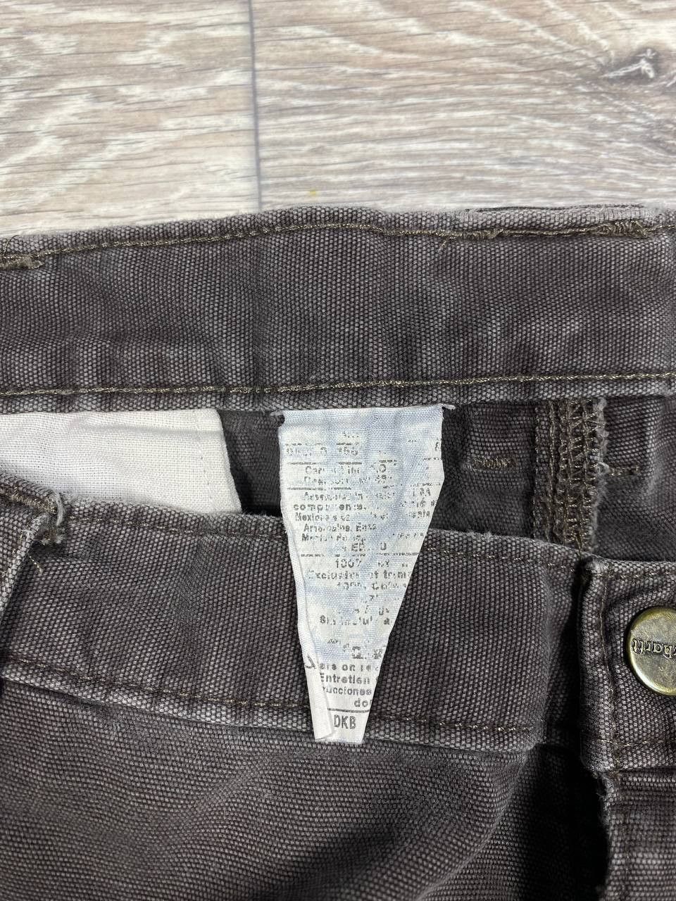 Carhartt Vintage 90s Carhartt Shorts Men 38 Canvas Work Brown USA Size US 38 / EU 54 - 6 Thumbnail