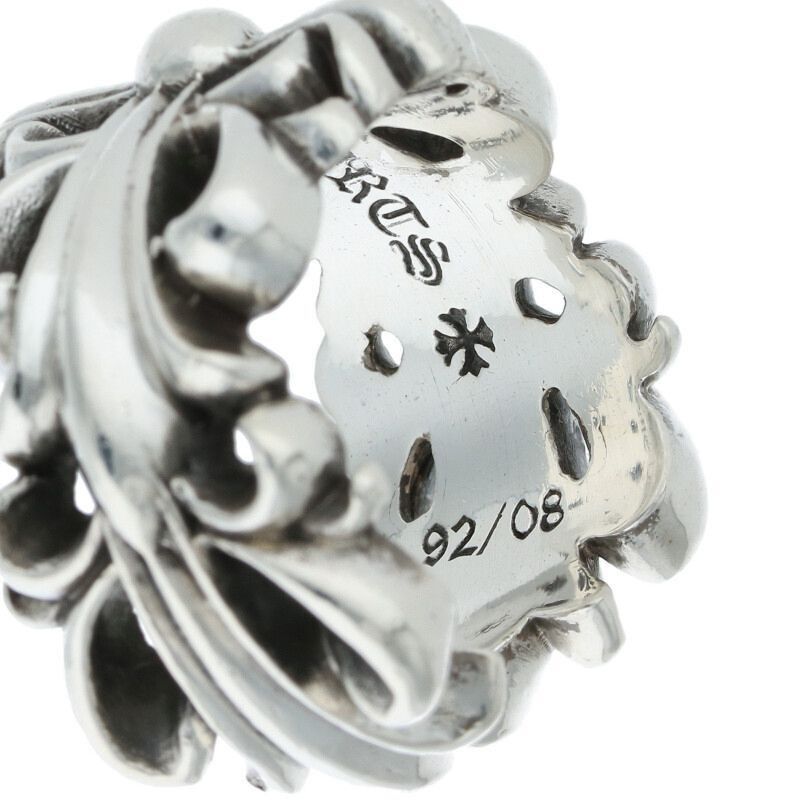 Chrome Hearts Chrome Hearts Double Floral Cloth Silver Ring Size ONE SIZE - 4 Thumbnail