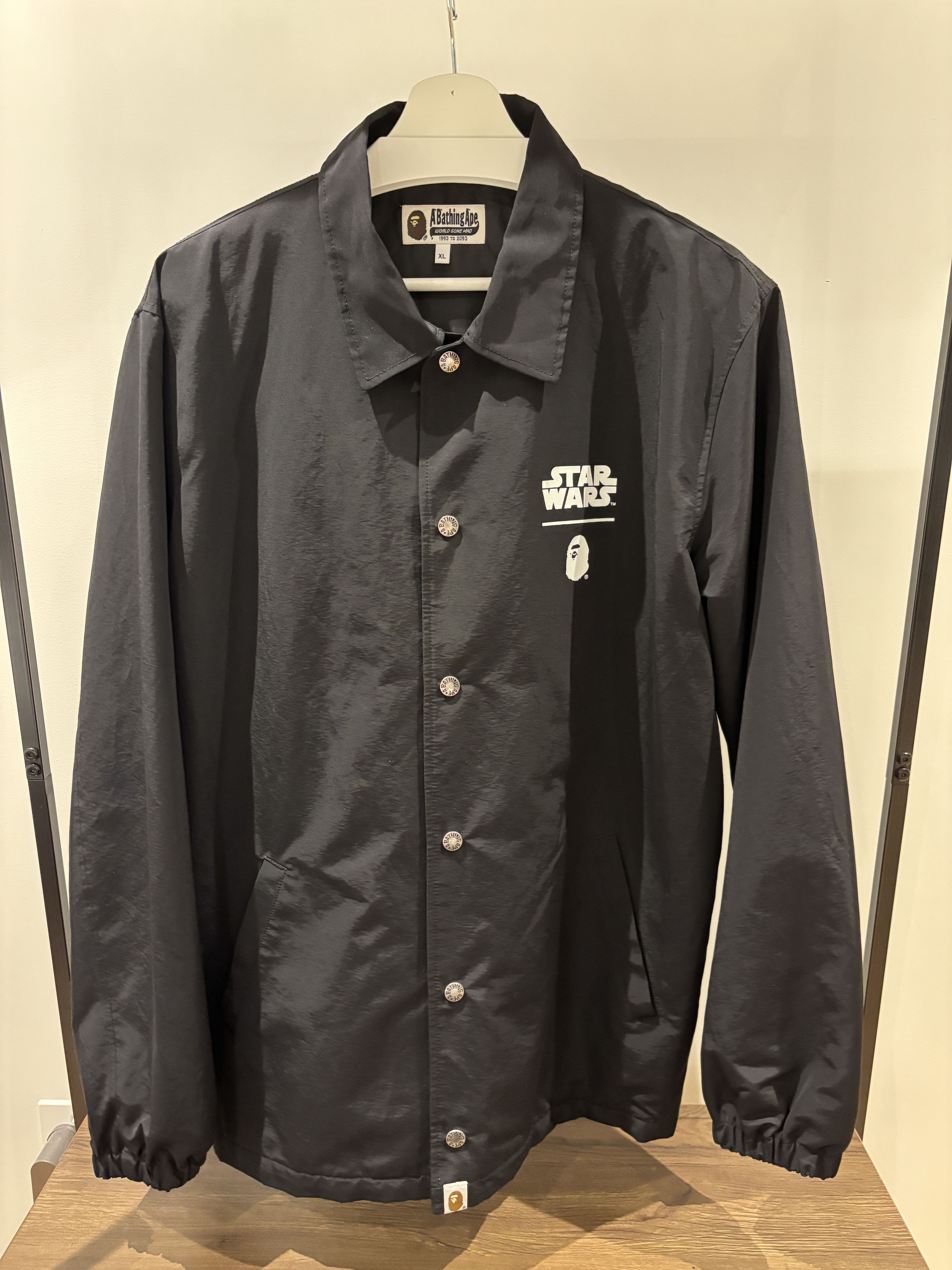 Bape Bape x Star Wars Coach Jacket Size US XL / EU 56 / 4 - 1 Thumbnail