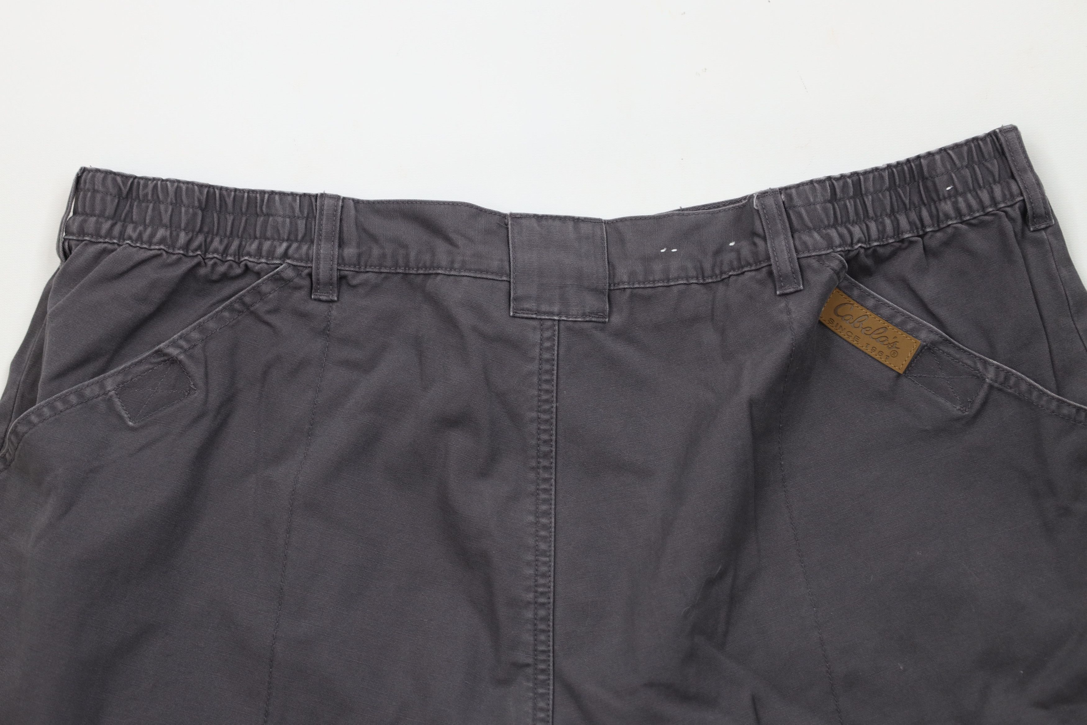 Cabelas Vintage Cabelas Above Knee Canvas Trekking Cargo Shorts Size US 42 / EU 58 - 9 Thumbnail