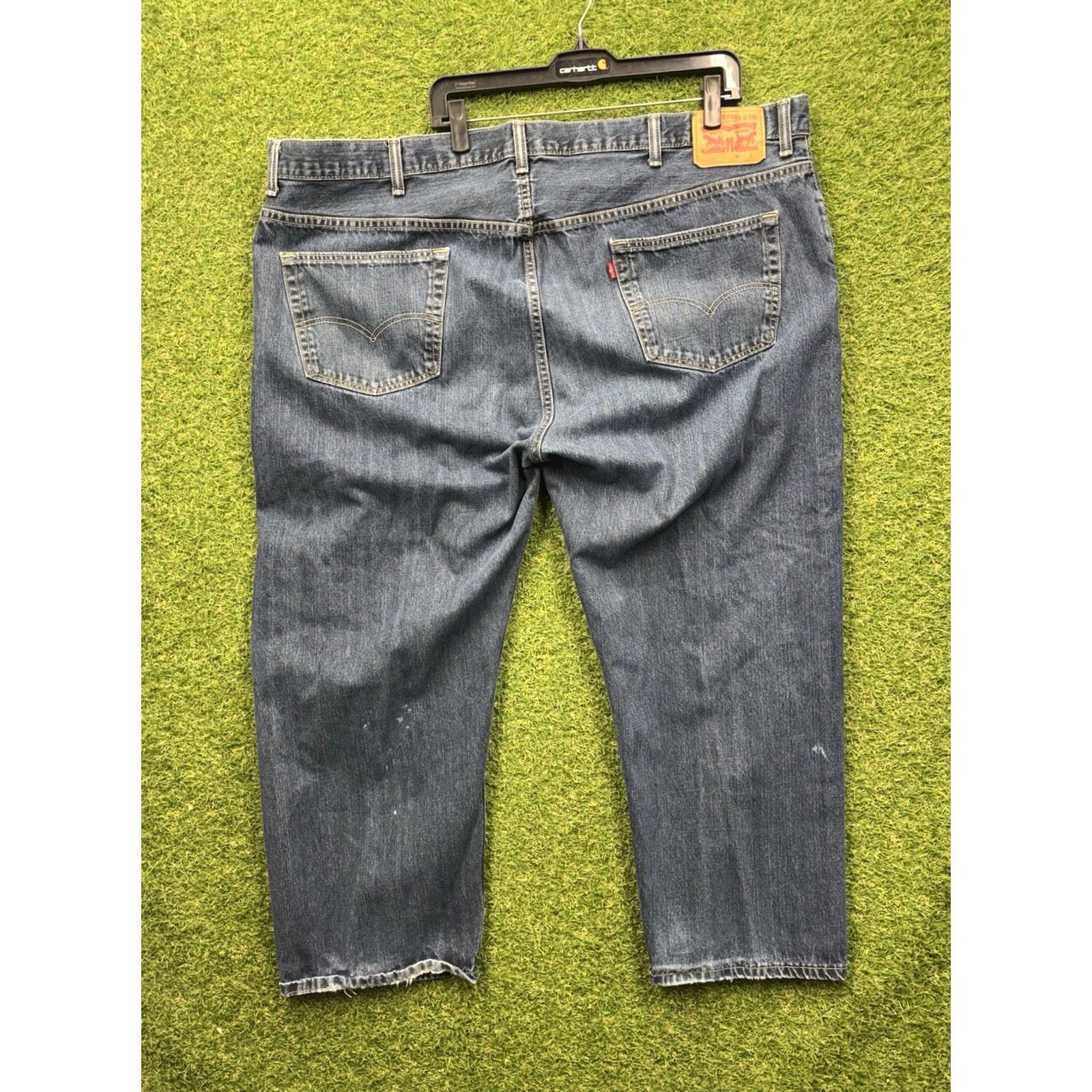 Levi's Levi's 559 Jeans Mens Regular Straight Dark Wash Stretch Relaxed Fit Denim 50x29 Blue Size US 34 / EU 50 - 2 Thumbnail