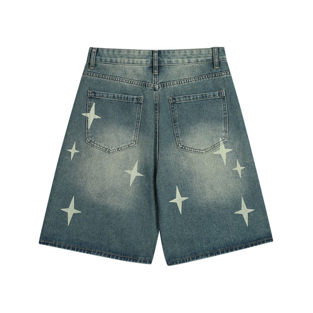 Jean STARS Blue Denim Shorts Size US 28 / EU 44 - 2 Thumbnail