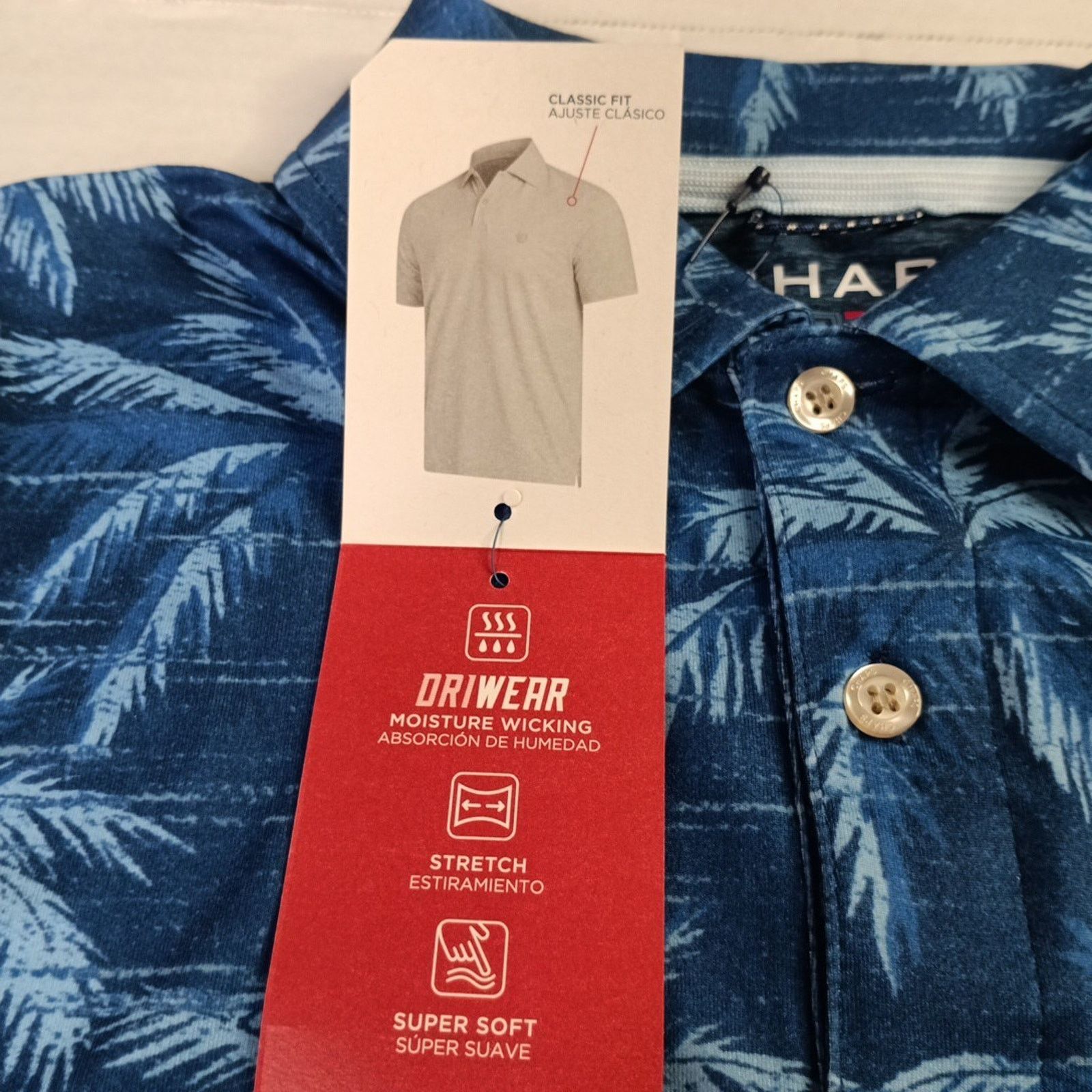 Chaps Chaps Everyday Performance Polo Shirt Men Size S Marina Blue Size US S / EU 44-46 / 1 - 4 Thumbnail