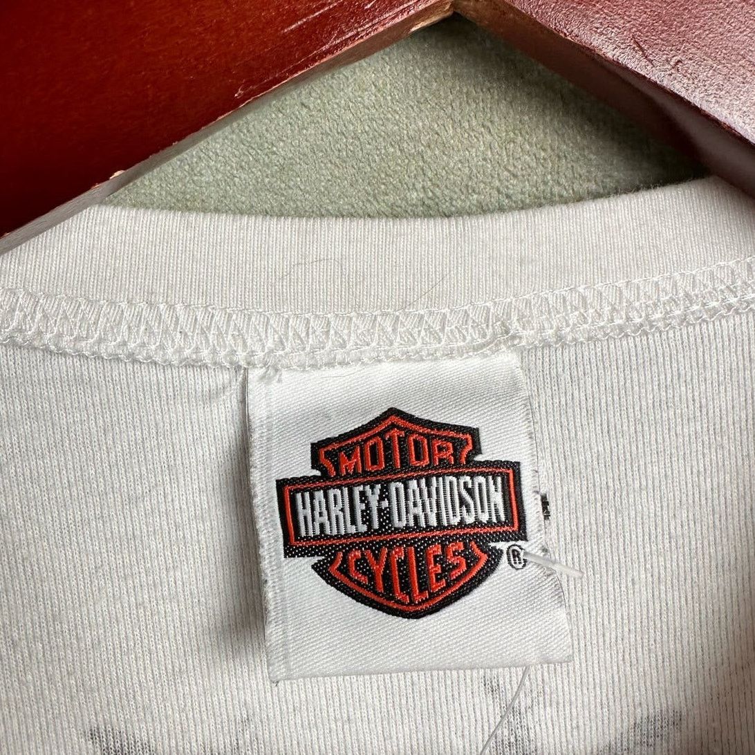 Harley Davidson × Vintage Vintage Y2K Harley Davidson T Shirt Sz M Baby Tee Biker Size M / US 6-8 / IT 42-44 - 8 Thumbnail