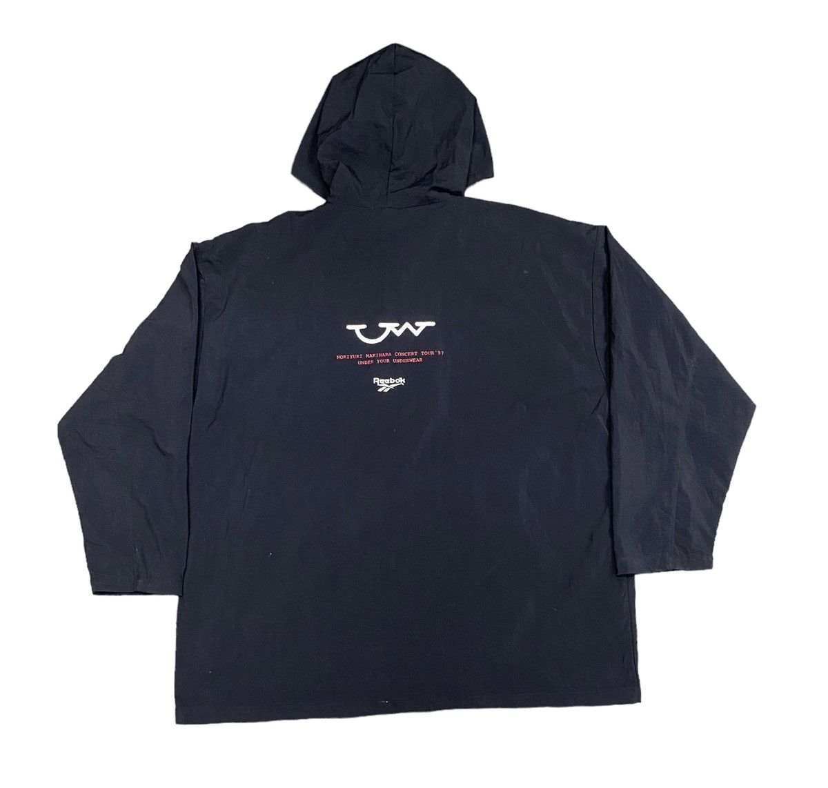 Reebok Vtg Reebok Noriyuki Makihara Light Zipper Hoodie (L) Size US L / EU 52-54 / 3 - 2 Thumbnail