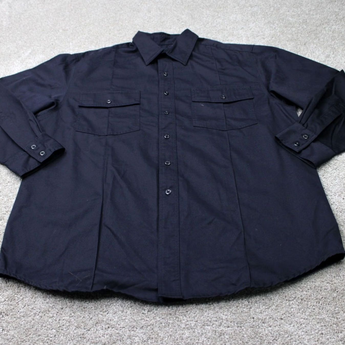 Vintage 5.11 Tactical Shirt Mens Large Black Button-Up Long Sleeve Cotton Solid Runtime? Size US L / EU 52-54 / 3 - 2 Thumbnail