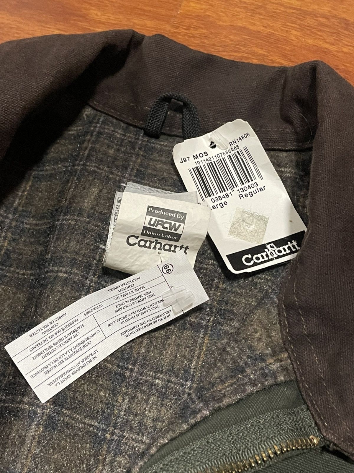 Carhartt Carhartt Detroit Jacket J97 Mos Green XL Brand New With Tags Size US XL / EU 56 / 4 - 7 Thumbnail