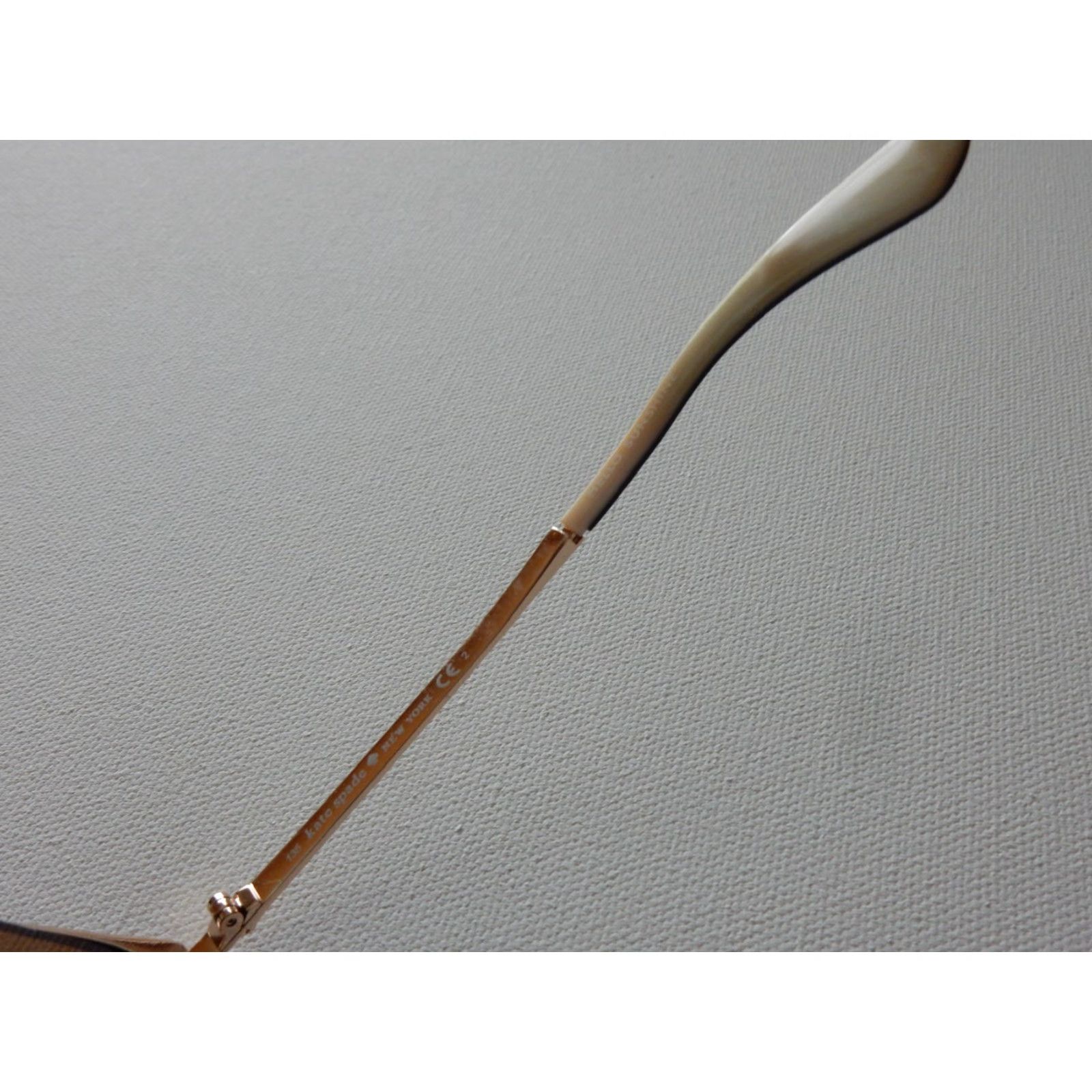 Vintage Kate Spade Sunglasses Frames Only 51-22 Gold Women Vintage Fashion Accessories Size ONE SIZE - 4 Thumbnail