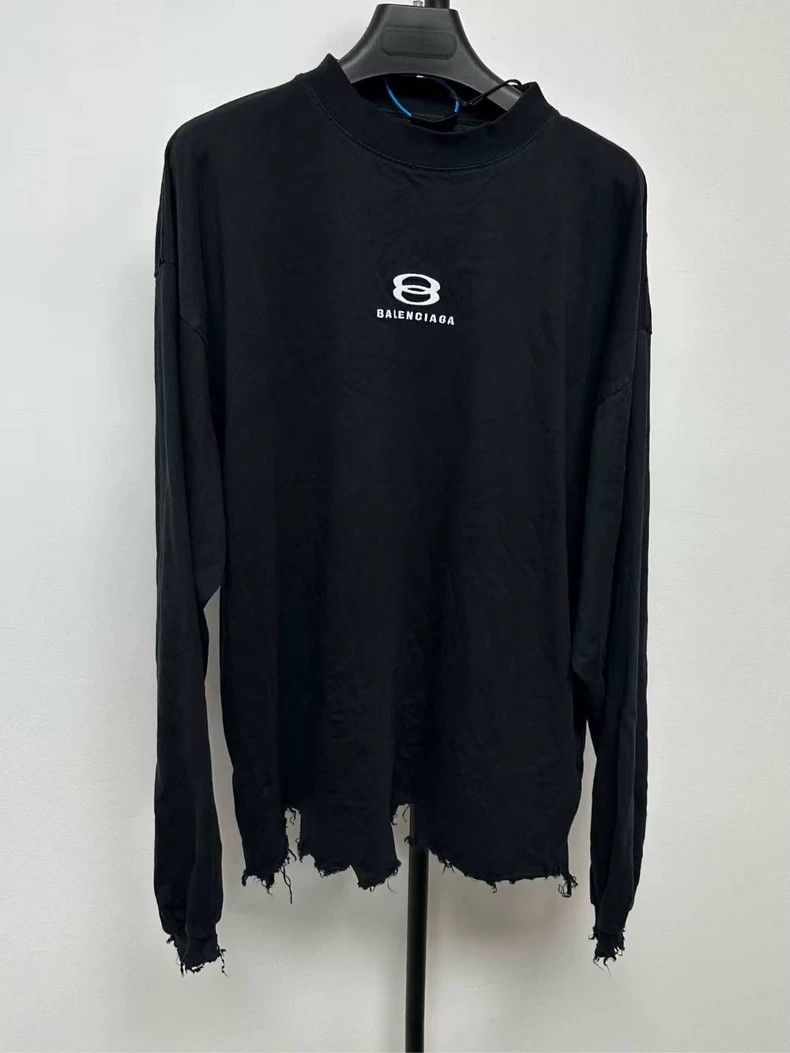 Balenciaga Balenciaga Double-ring tassel broken long sleeve Size US S / EU 44-46 / 1 - 1 Thumbnail
