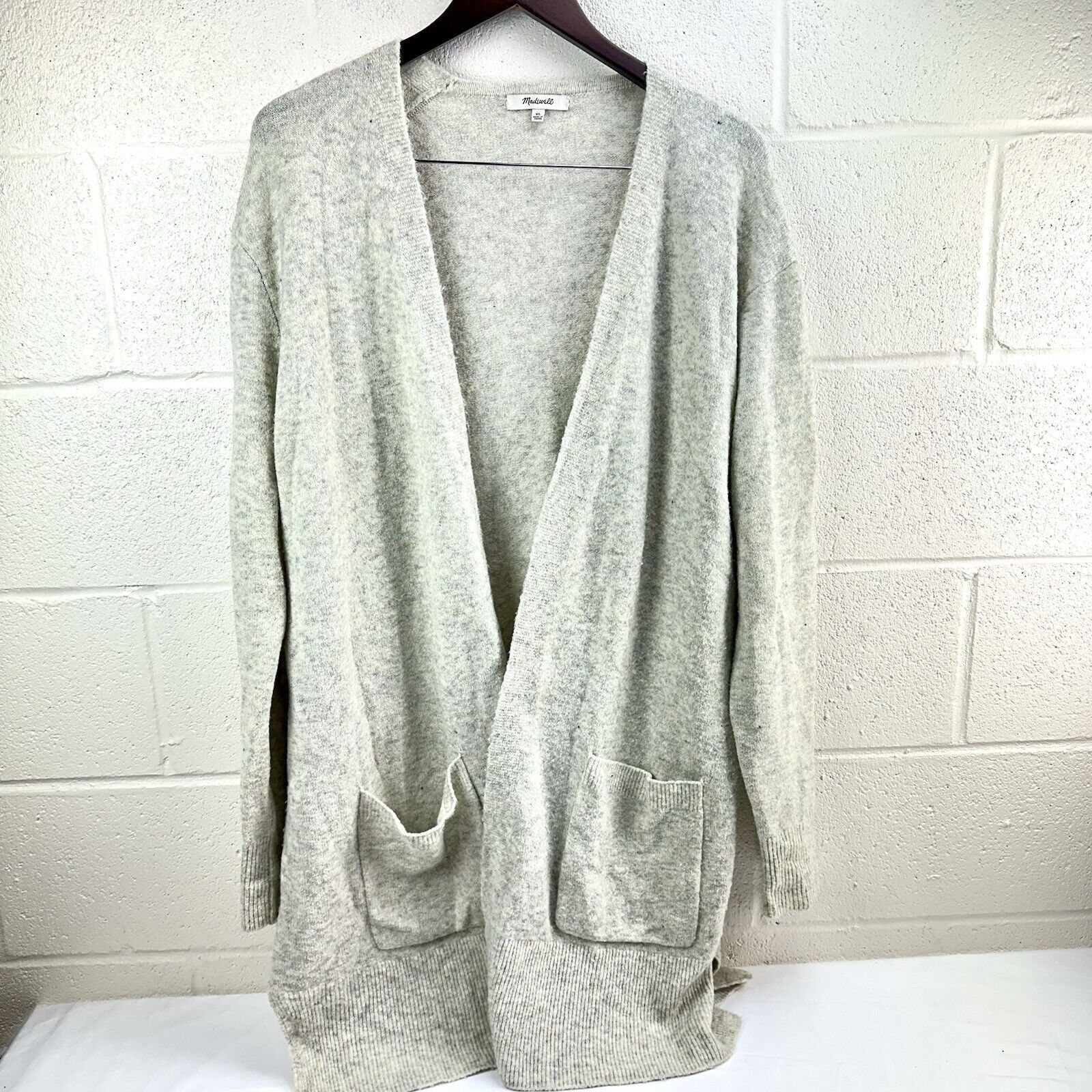 Madewell Madewell Cardigan Sweater Womens XL GREY Wool Alpaca Blend Size XL / US 12-14 / IT 48-50 - 1 Thumbnail