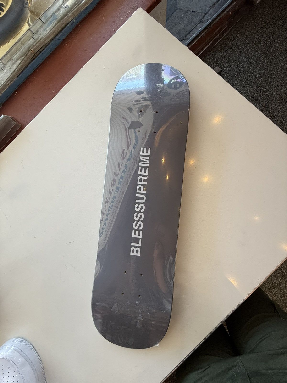 Supreme, blessed, reflexology, skateboard deck