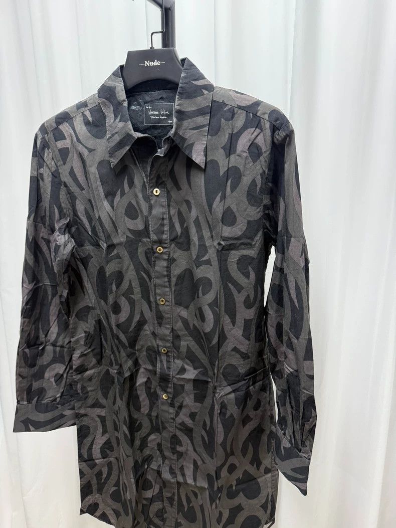 Number (N)ine Number (N)ine 04SS Thorns Long Shirt Size US XL / EU 56 / 4 - 2 Thumbnail