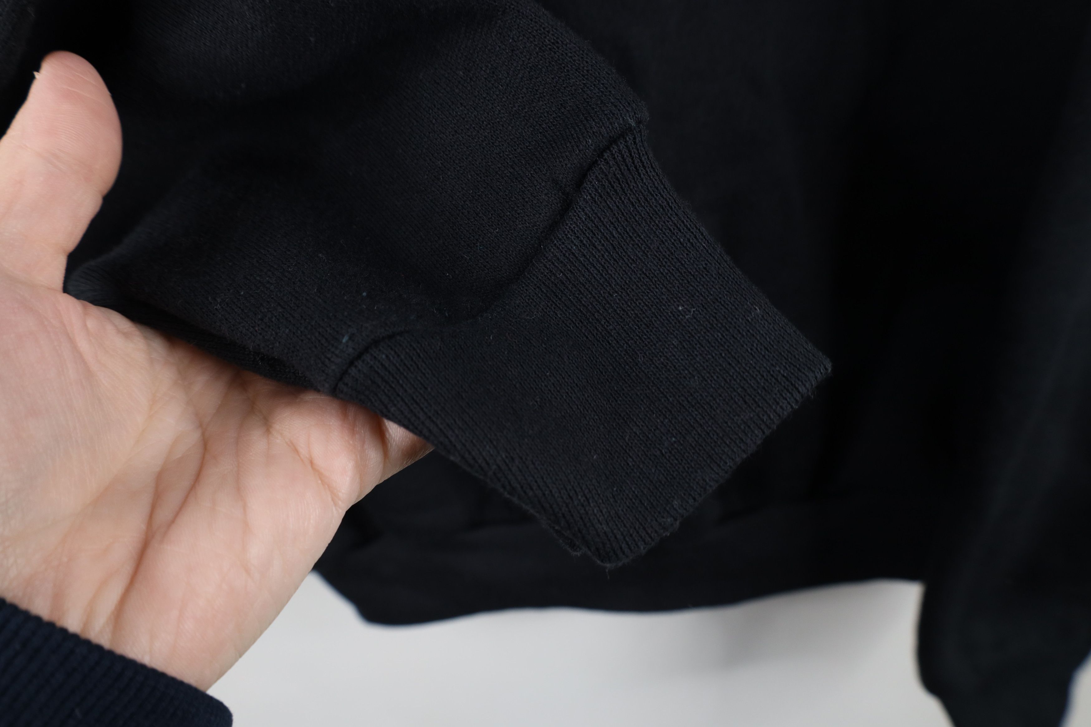 Vintage Vintage 90s Streetwear Blank Crewneck Sweatshirt Black USA Size US M / EU 48-50 / 2 - 5 Thumbnail