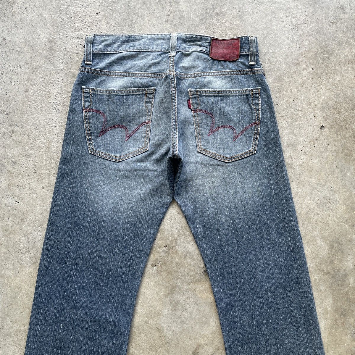 Edwin Vintage Edwin 503 Faded Denim Distressed Jeans Pants W32 Size US 32 / EU 48 - 10 Thumbnail