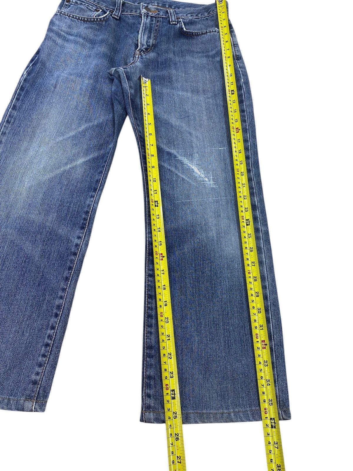 Edwin Edwin Light Wash Whiskered Straight Leg Style Jeans Size US 31 - 8 Thumbnail