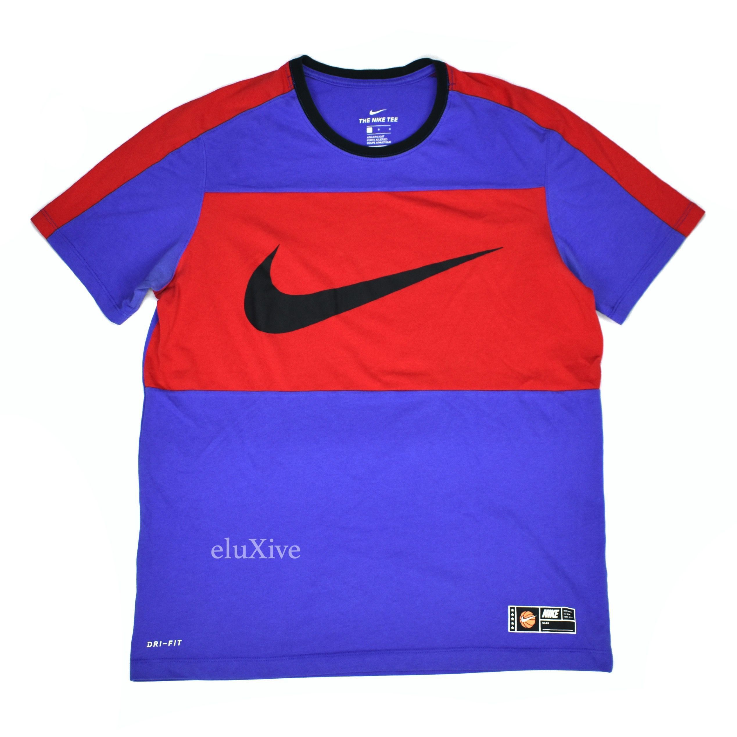 Nike Nike Retro Color Blocked Big Swoosh Logo T-Shirt Size US L / EU 52-54 / 3 - 1 Preview