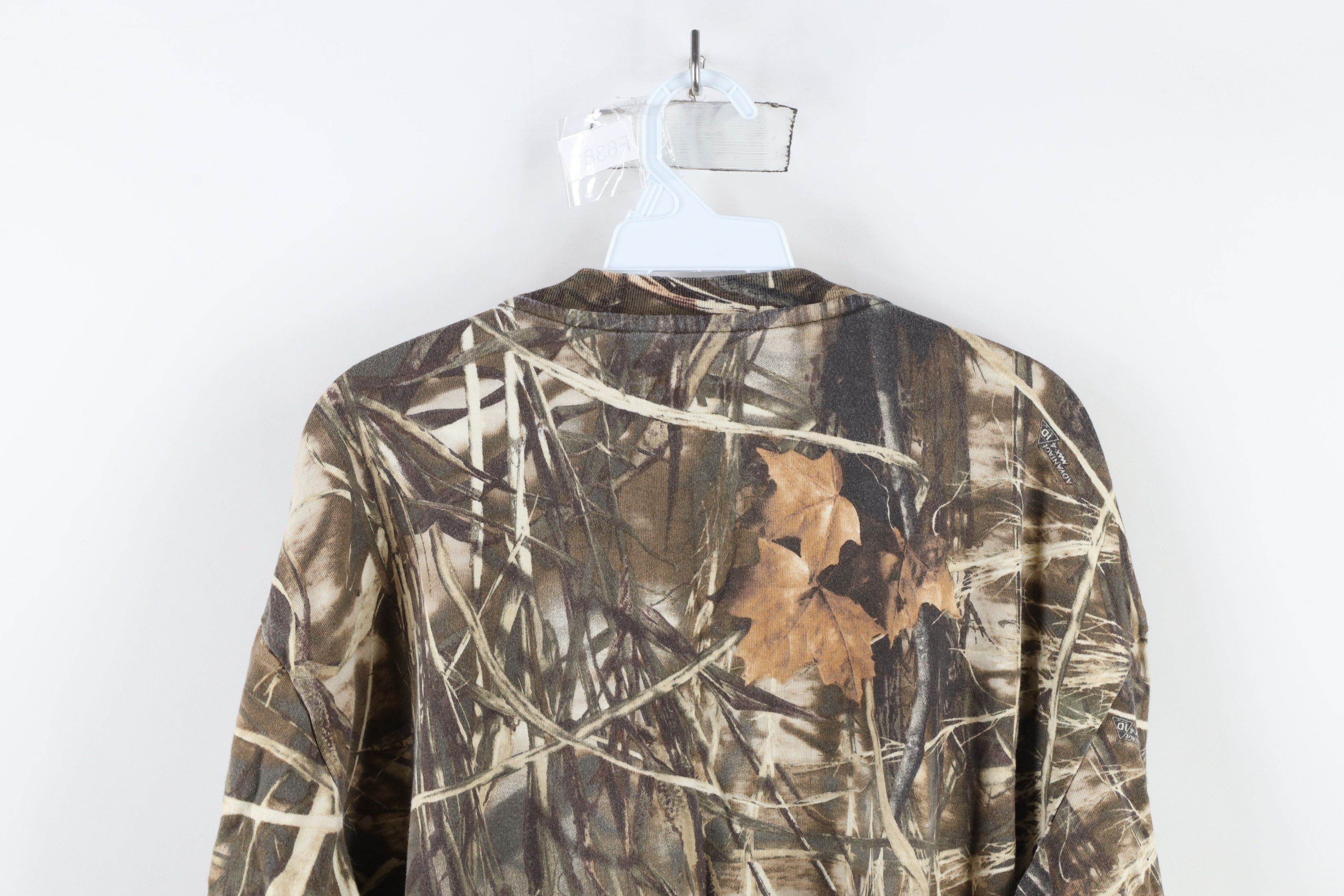 Vintage Vintage Streetwear Camouflage Long Sleeve Henley T-Shirt Size US XXL / EU 58 / 5 - 11 Thumbnail