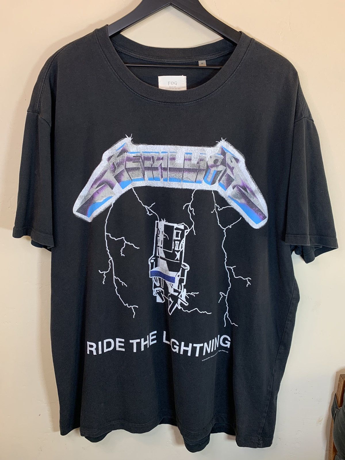 Band Tees × Fear of God × Metallica *RARE* Fear of God x Metallica Ride The Lightning Band Shirt Size US M / EU 48-50 / 2 - 1 Thumbnail