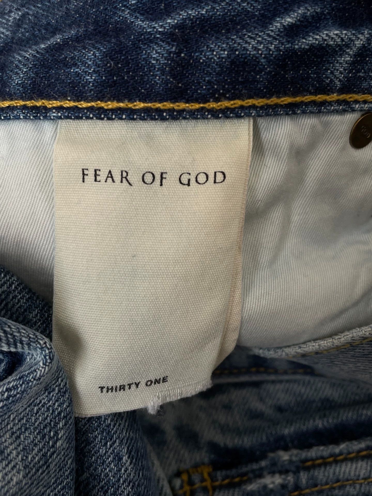 Fear of God Fear of God Jeans Inner Cuff Zip 31 (NWT) Size US 31 - 6 Thumbnail