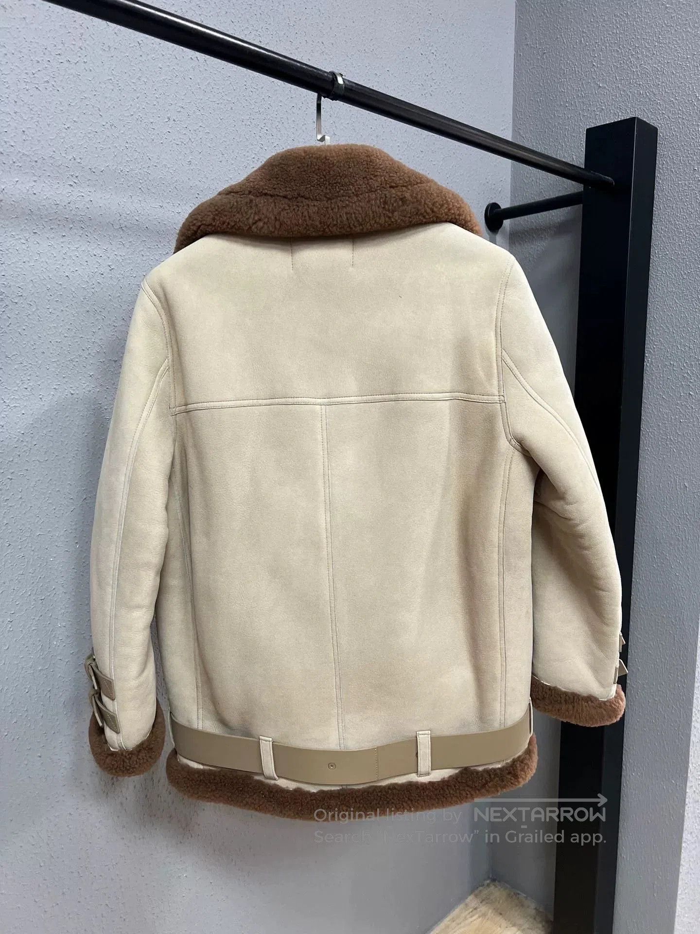 Acne Studios beige teddy fur coat by Acne Studios. Size S / US 4 / IT 40 - 2 Thumbnail