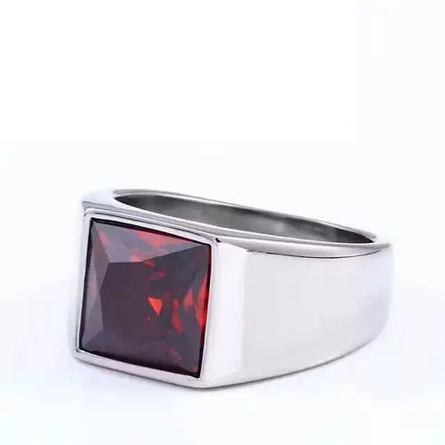 Japanese Brand Fashion Inlaid Red Stone Jewelry Size ONE SIZE - 1 Thumbnail