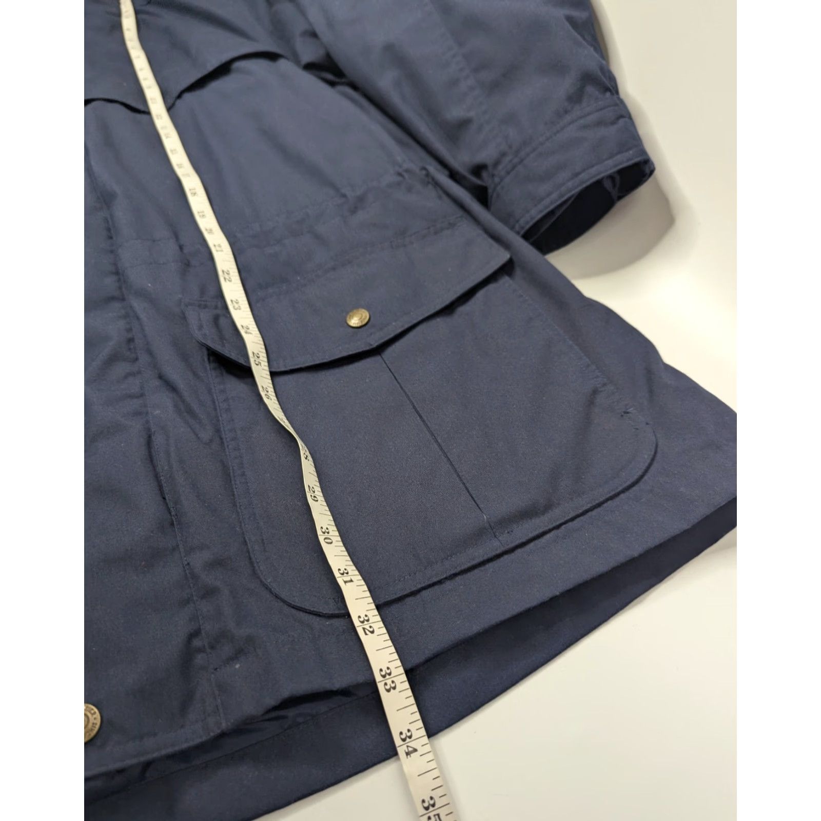Eddie Bauer VINTAGE Eddie Bauer Mountain Parka Jacket Men L Navy Hooded Chore Wool Lined Size US L / EU 52-54 / 3 - 4 Thumbnail