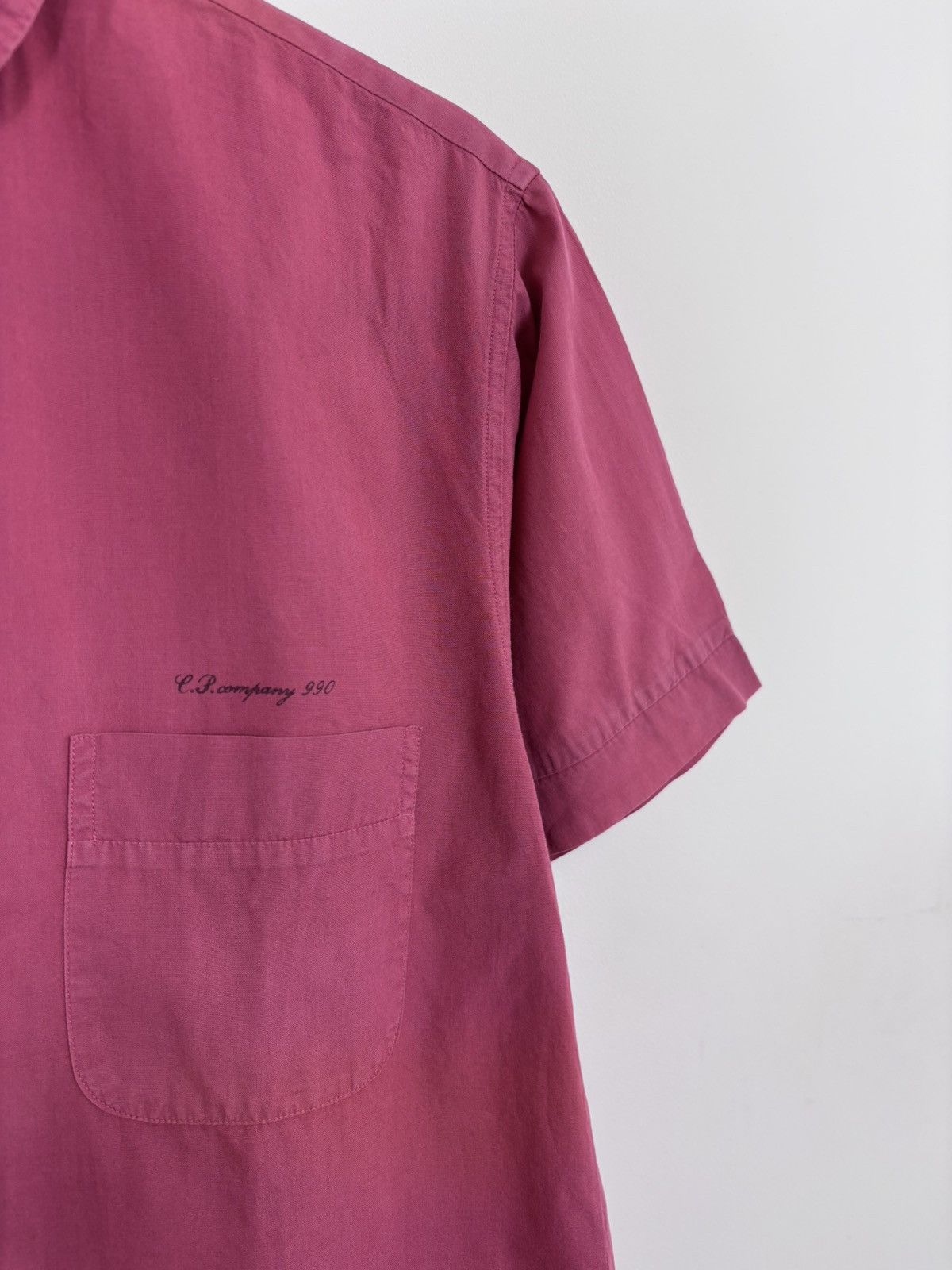 C.P. Company Vintage C.P. Company Pocket Logo Rare Short Sleeve Shirt Size US S / EU 44-46 / 1 - 5 Thumbnail