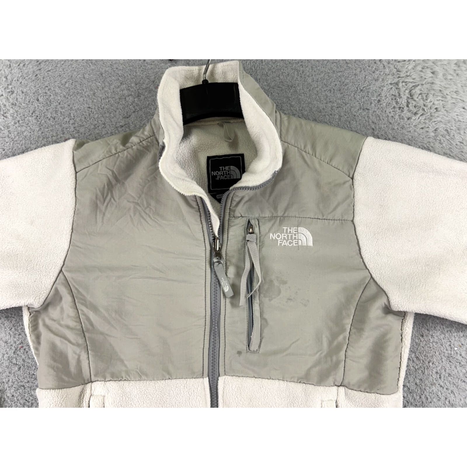 The North Face The North Face Jacket Women XS White Gray Polartec Denail Full Zip Jacket Size XS / US 0-2 / IT 36-38 - 4 Thumbnail