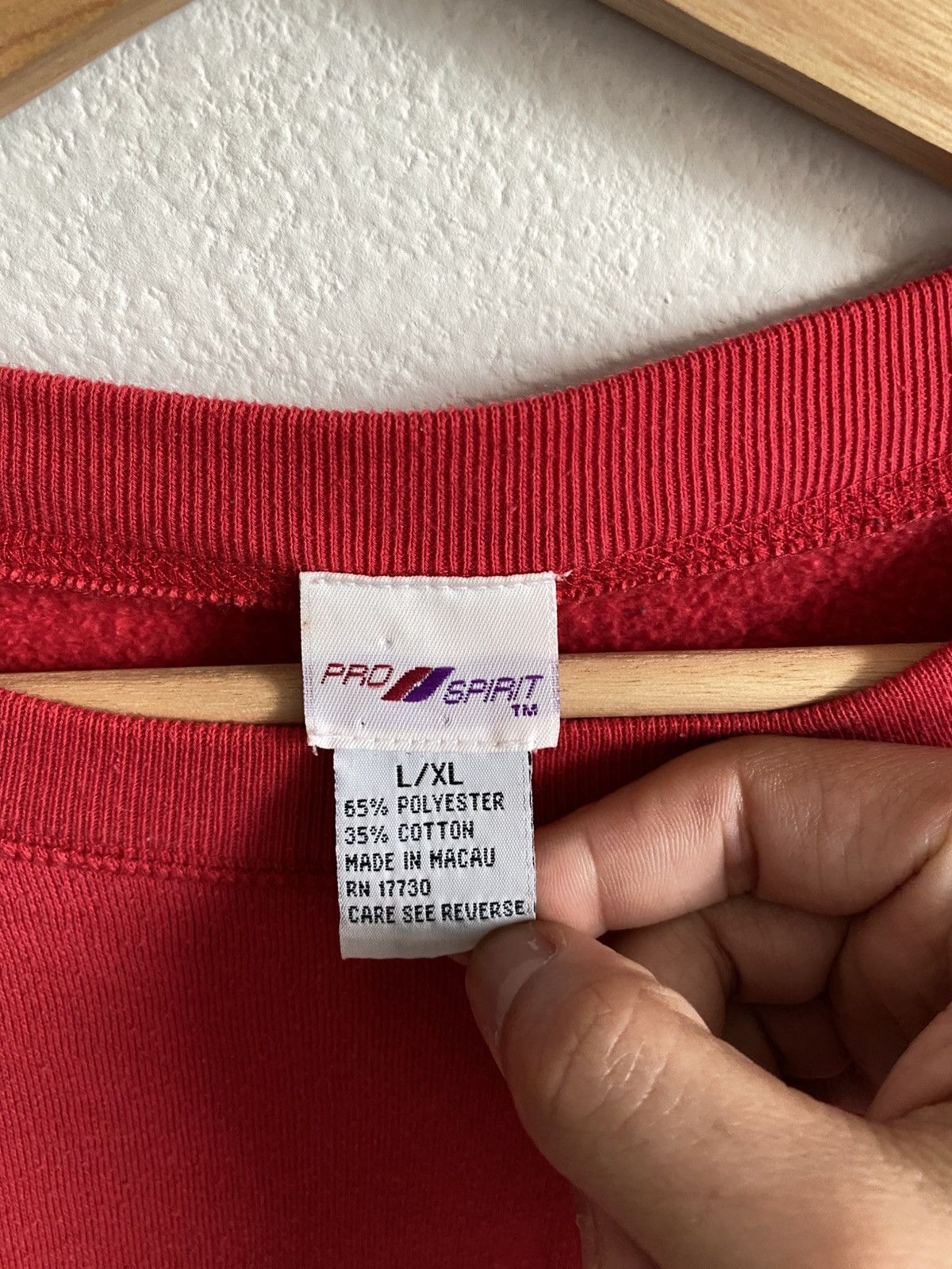 Vintage Vintage 90s Pro Spirit Crewneck Sweatshirt Size US XL / EU 56 / 4 - 4 Thumbnail