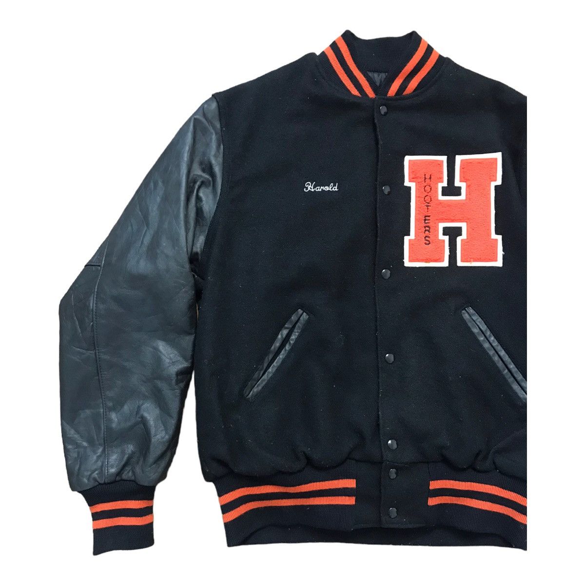 Holloway × Vintage Holloway Hooters Varsity Jacket Size US L / EU 52-54 / 3 - 2 Thumbnail