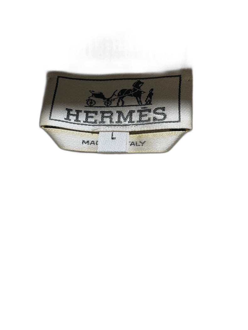 Hermes Hermes Long Sleeve Knit Shirt Size L Size US L / EU 52-54 / 3 - 1 Thumbnail