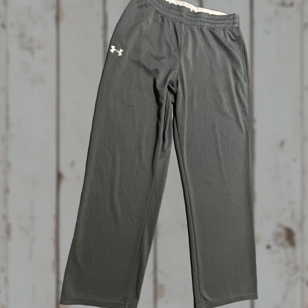 Under Armour Under Armour ColdGear Men's Sweatpants Large Black Jogging Activewear Drawstring Size US 33 - 1 Thumbnail