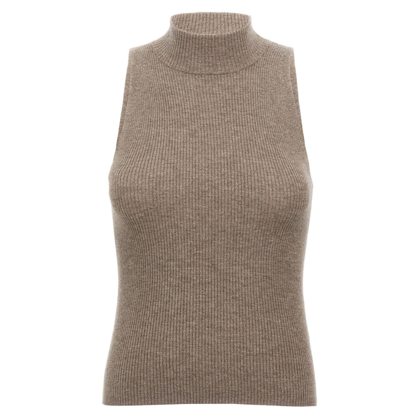 Brunello Cucinelli BRUNELLO CUCINELLI Sparkling Brown Top New & Authentic (Wome Size XS / US 0-2 / IT 36-38 - 1 Thumbnail