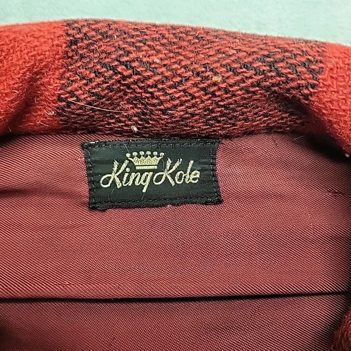 Vintage VTG King Kole Shirt Jacket Mens M Red Buffalo Plaid Wool Over Shirt Logger Button-Up Size US M / EU 48-50 / 2 - 4 Thumbnail