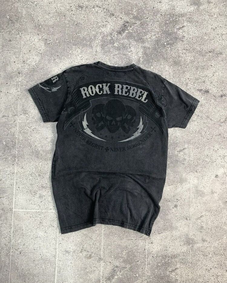 Band Tees Affliction Style Rock Rebel AOP Band Tee Y2K Size US M / EU 48-50 / 2 - 10 Thumbnail