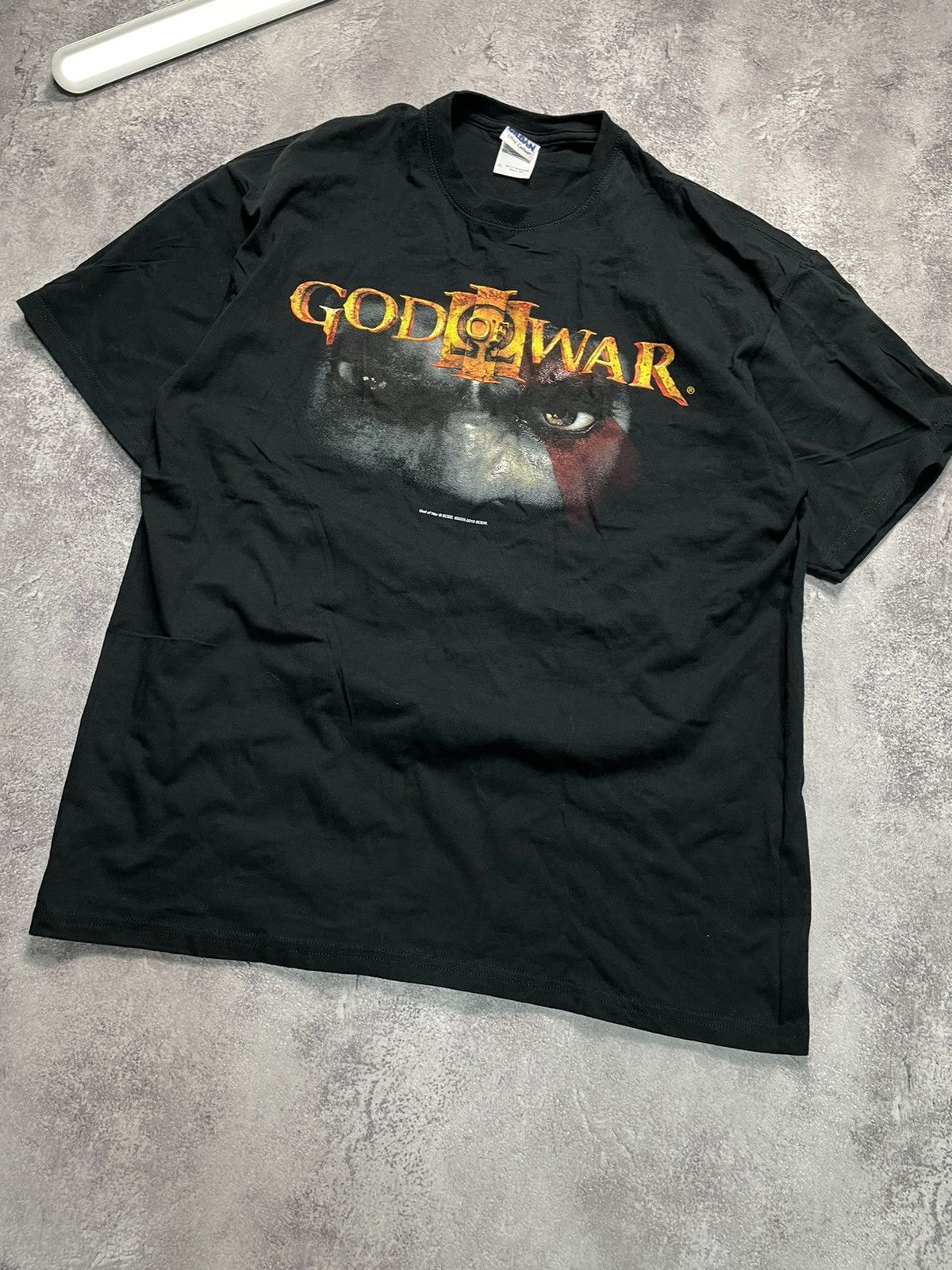Playstation RARE Vtg Y2K 00s God of War PS2 Kratos Promo Tee XL Size US XL / EU 56 / 4 - 6 Thumbnail