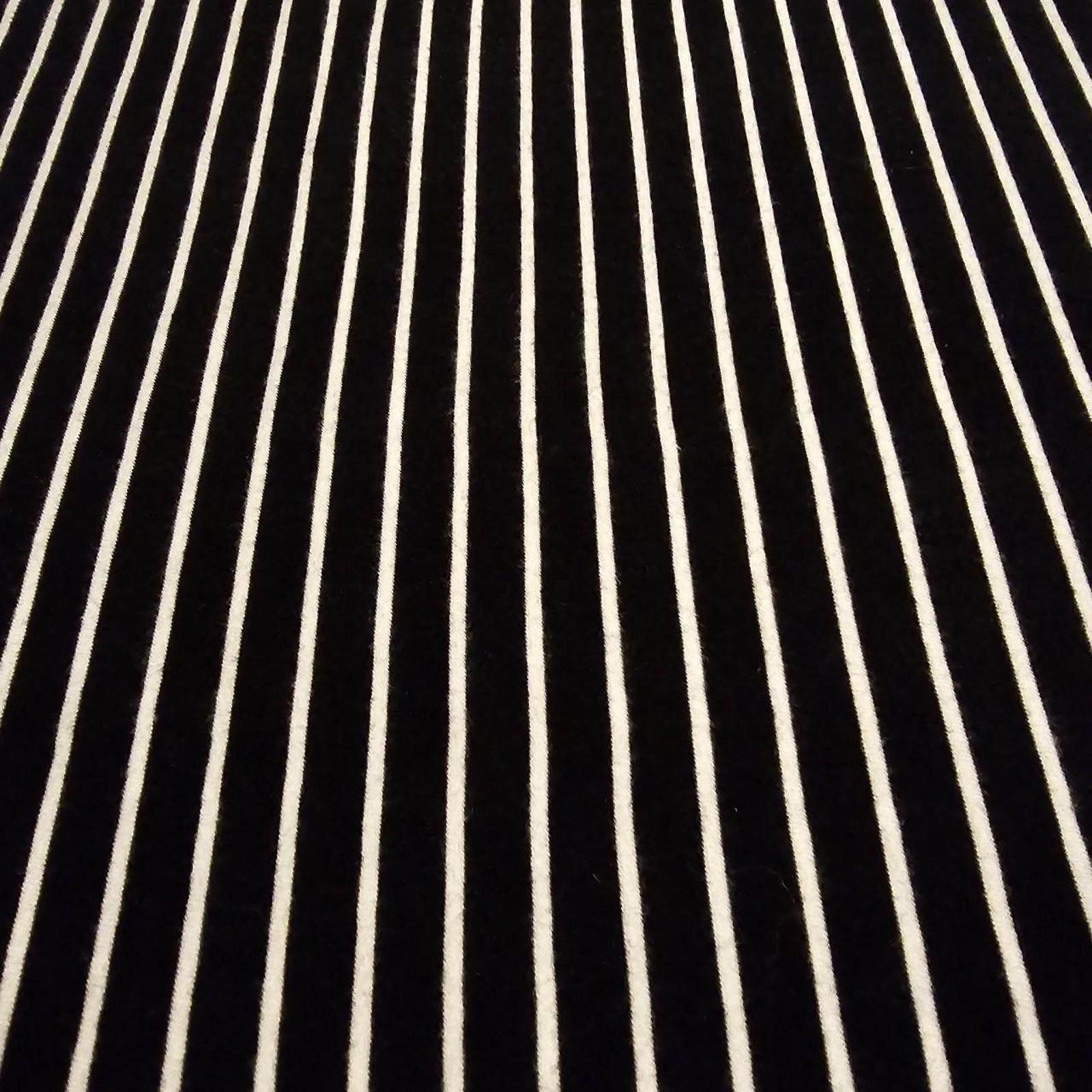 Designer Men's Black and White Stripped Shirt Size US M / EU 48-50 / 2 - 5 Thumbnail