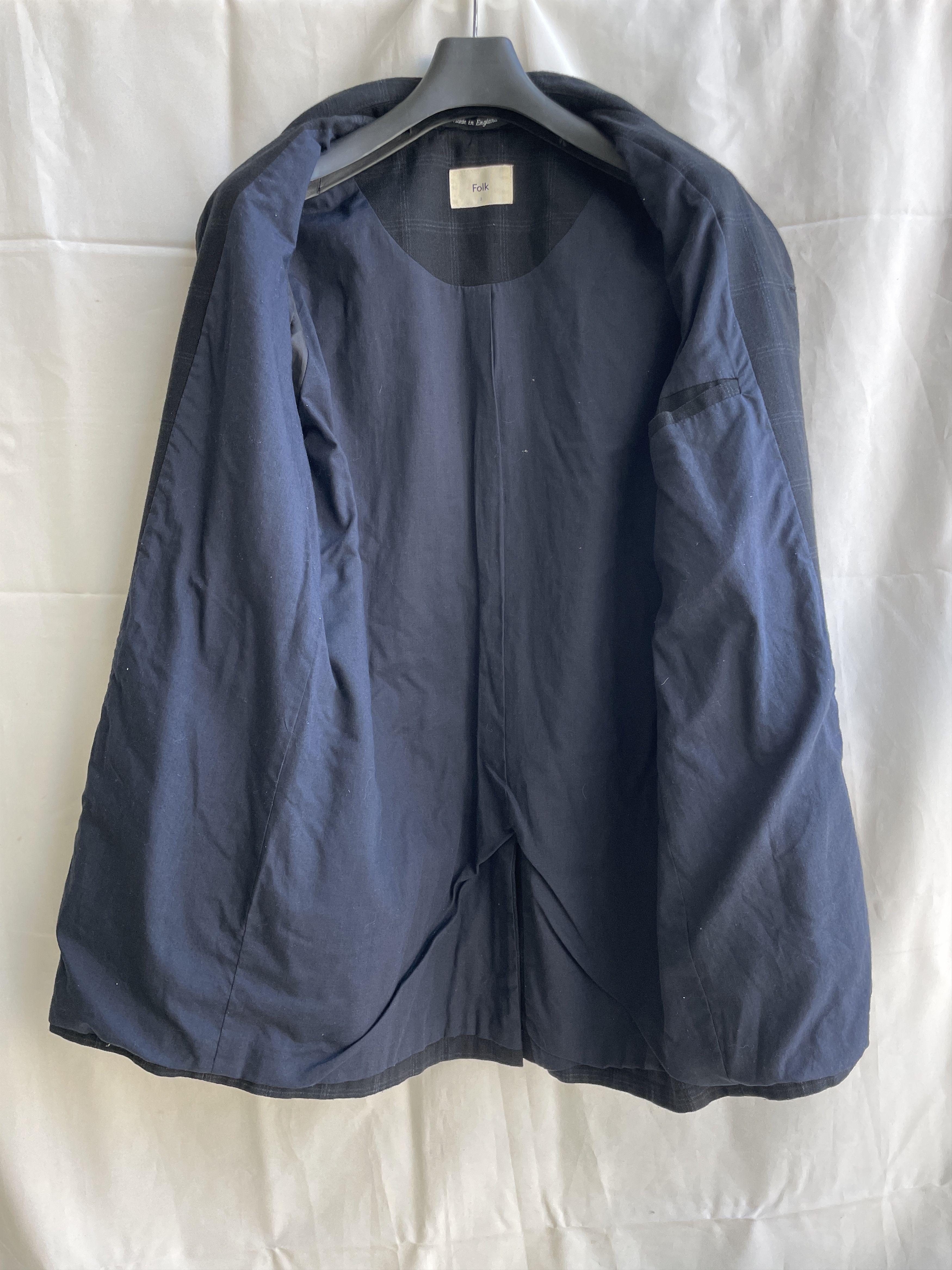 Folk Folk Cotton Wool Blend Check Car Coat Size 3 Size US M / EU 48-50 / 2 - 3 Thumbnail