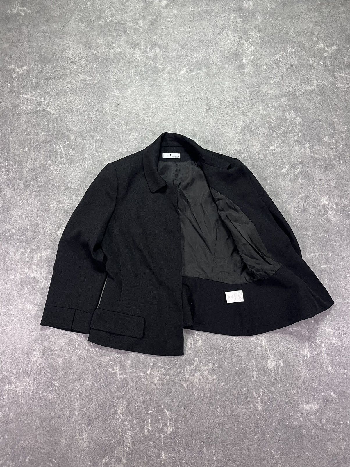 Christian Dior Monsieur Dior D Uniforms Viscose Black Zipped Short Jacket Size M / US 6-8 / IT 42-44 - 7 Thumbnail